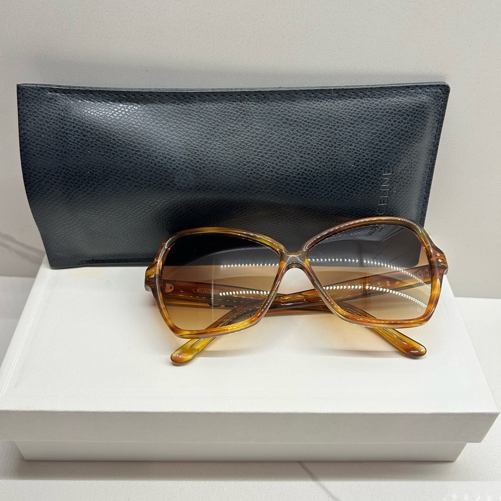 Celine Brown Tortoise Sunglasses